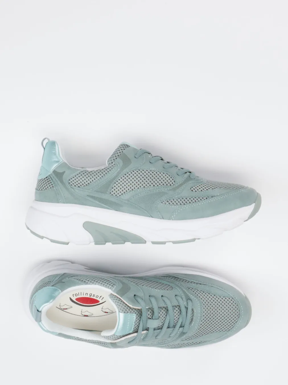 – Chunky Sneaker aus Velour/Textil-Gabor Comfort Clearance