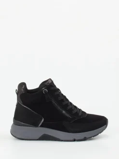 – High-Top Sneaker aus Veloursleder-Gabor Comfort