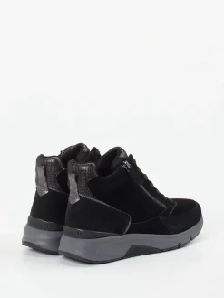 – High-Top Sneaker aus Veloursleder-Gabor Comfort