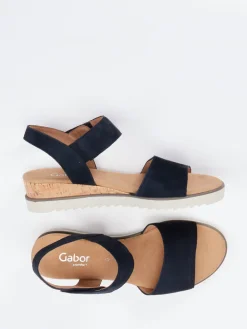 – Keilsandaletten aus Veloursleder-Gabor Comfort Online