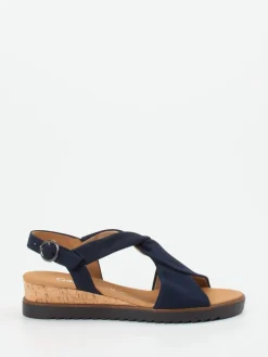 – Keilsandalette aus Nubukleder Dunkel-Gabor Comfort Sale