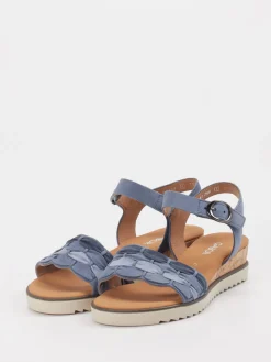 – Keilsandaletten aus Veloursleder-Gabor Comfort