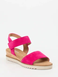 – Keilsandalette aus Veloursleder-Gabor Comfort