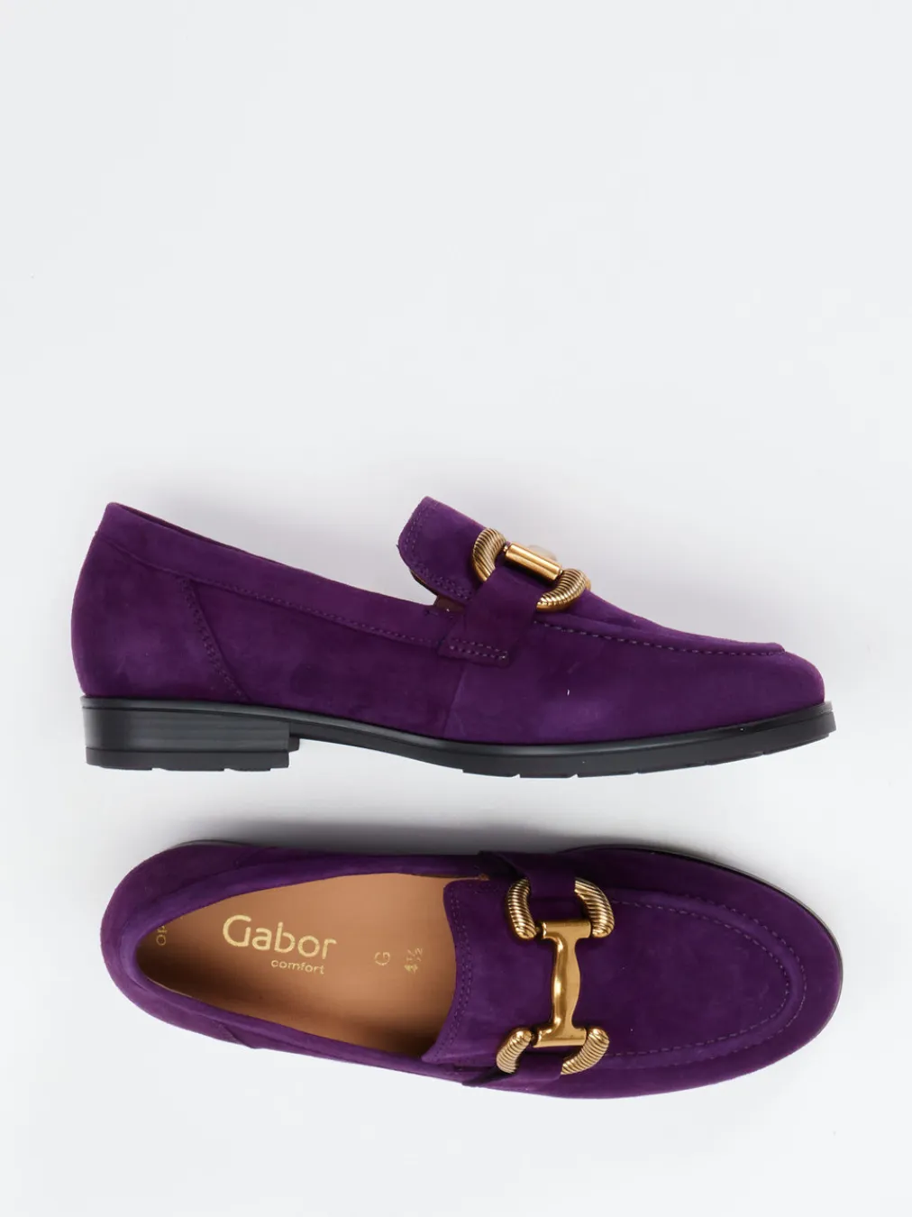 – Loafer aus Veloursleder Violett-Gabor Comfort Sale