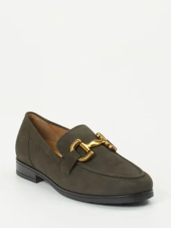 – Loafer aus Veloursleder olivgrau-Gabor Comfort Online