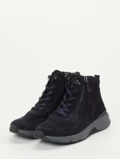 – Schnürstiefelette aus Veloursleder-Gabor Comfort Outlet