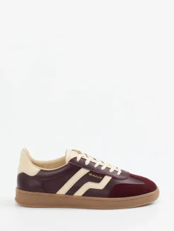 – Retro-Sneaker aus Velour/Leder wein-Gant