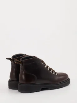 – Schnürboots aus Kalbleder Dunkel-Gant Best