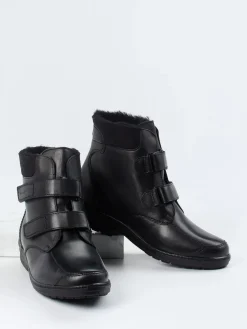 – Klettstiefelette aus Kalbleder-Ganter Sale