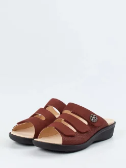 – Komfort-Pantolette aus Nubukleder wein-Ganter Hot