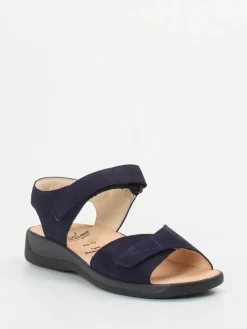 – Komfortsandale aus Nubukleder dunkel-Ganter New