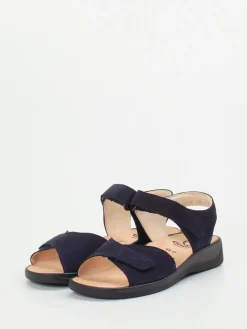 – Komfortsandale aus Nubukleder dunkel-Ganter New