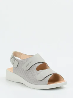 – Komfortsandale aus Nubukleder hell-Ganter Hot