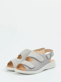 – Komfortsandale aus Nubukleder hell-Ganter Hot