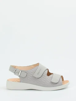 – Komfortsandale aus Nubukleder hell-Ganter Hot