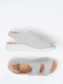 – Komfortsandale aus Nubukleder hell-Ganter Hot