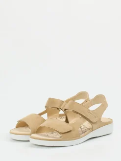 – Komfortsandale aus Veloursleder-Ganter Discount