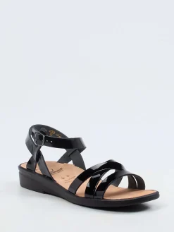 – Komfortsandale aus Lackleder-Ganter