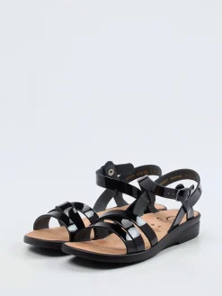 – Komfortsandale aus Lackleder-Ganter