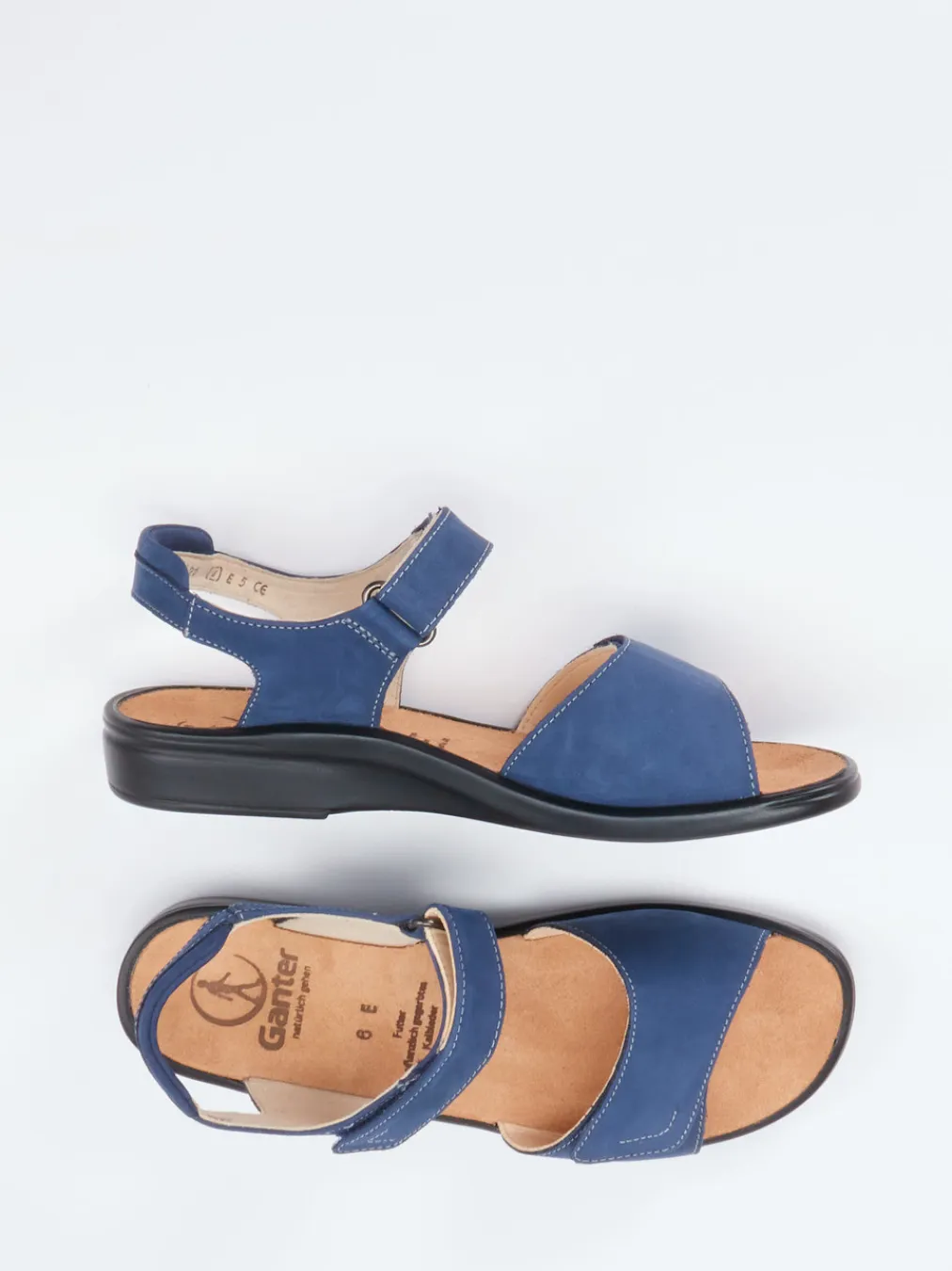 – Komfortsandale aus Nubukleder in-Ganter Sale