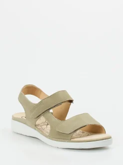 – Komfortsandalen aus Veloursleder sandbeige-Ganter New