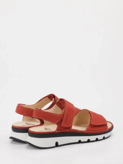 – Komfortsandalen aus Nubukleder ziegel-Ganter Hot