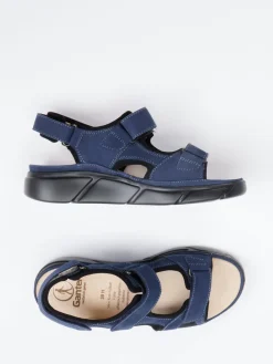 – Komfortsandalen aus Nubukleder Marine-Ganter