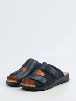 – Pantolette aus Kalbleder in Schwarz-Ganter Clearance