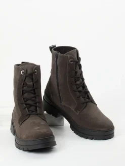 – Schnürboots aus Veloursleder dunkelbraun-Ganter Sale