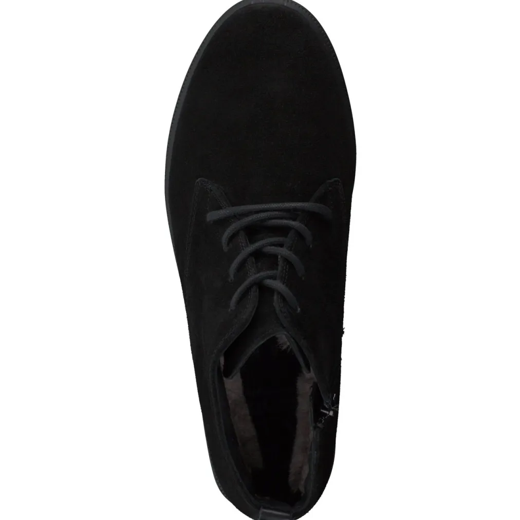 – Schnürstiefelette aus Veloursleder-Ganter Outlet