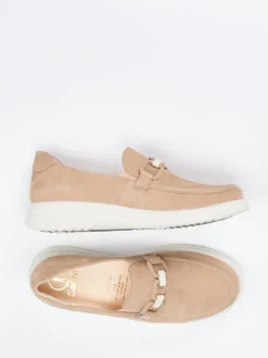 – Slipper aus Nubukleder in Beige-Ganter Hot