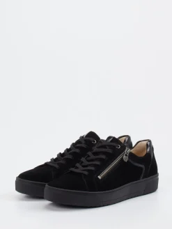 – Sneaker aus Veloursleder mit Lackdetails-Ganter Best