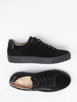 – Sneaker aus Veloursleder mit Lackdetails-Ganter Best