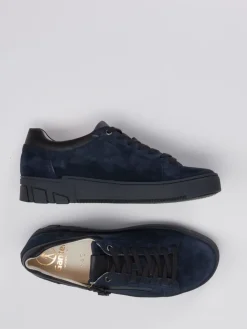 – Sneaker aus Veloursleder dunkel-Ganter