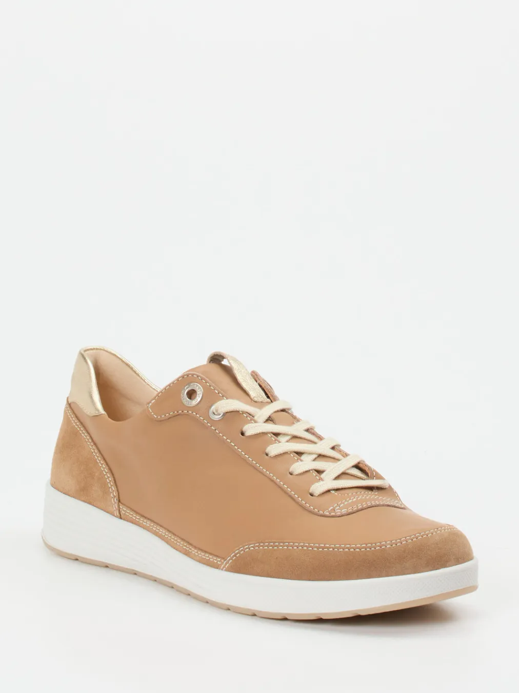 – Sneaker aus Velour- und Glattleder Hell-Ganter New