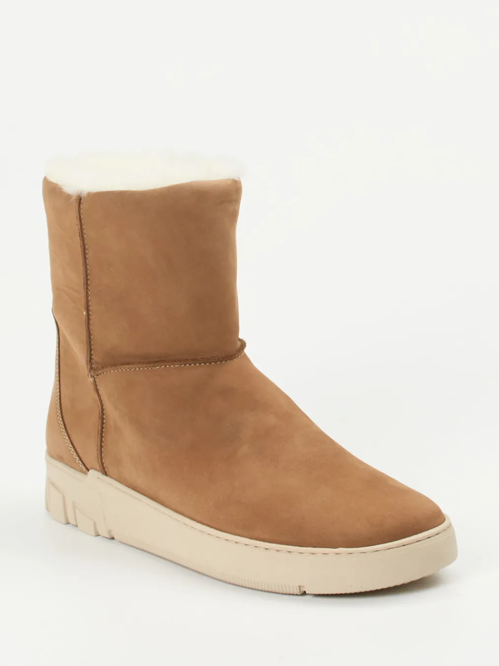 – Stiefelette aus Nubukleder cognac-Ganter Clearance