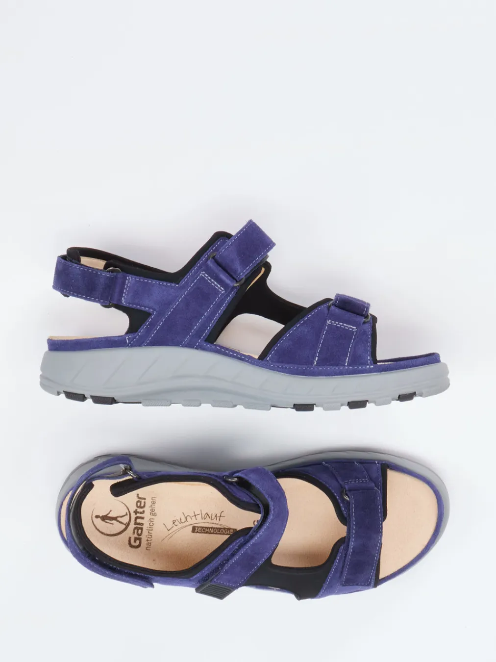 – Trekkingsandale aus Veloursleder dunkel-Ganter Outlet