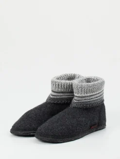 – Hüttenschuh aus Wollfilz anthrazit-Giesswein Sale