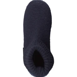 – Hüttenschuh aus Wolle in Dunkel-Giesswein New