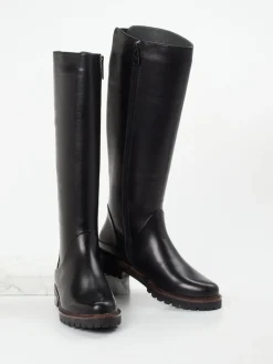 Ginger & Glove – Kniehohe Stiefel aus Lammleder-Ginger u0026 Glove Clearance