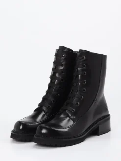 Ginger & Glove – Schnürboots aus Kalbleder-Ginger u0026 Glove Clearance