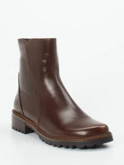 Ginger & Glove – Stiefeletten aus Lammleder Dunkel-Ginger u0026 Glove Sale