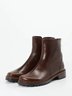 Ginger & Glove – Stiefeletten aus Lammleder Dunkel-Ginger u0026 Glove Sale