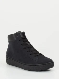 – High-Top Sneaker aus Nubukleder schwarz-Hartjes