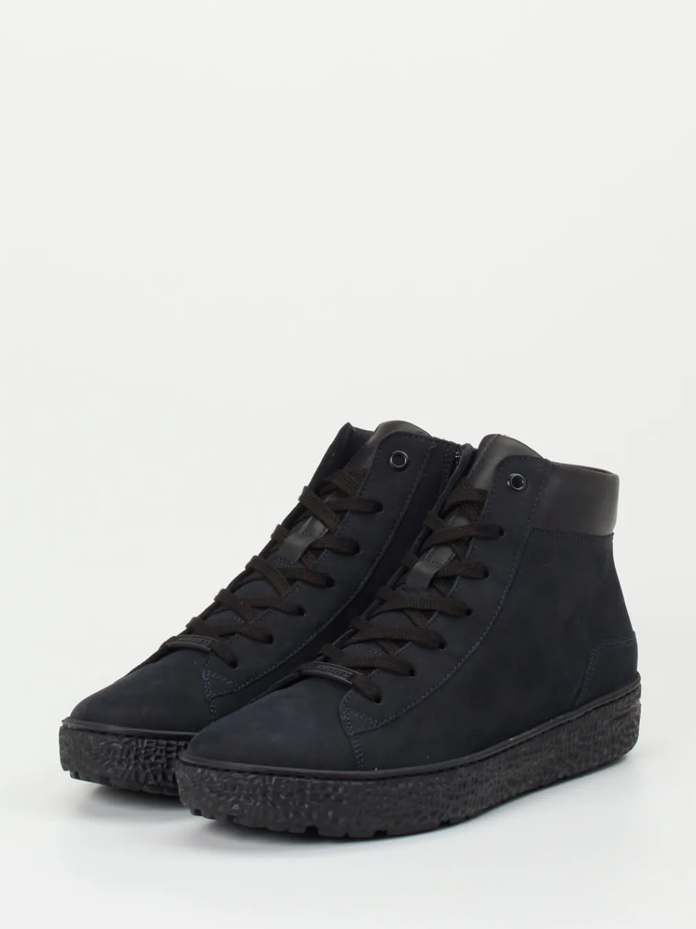 – High-Top Sneaker aus Nubukleder schwarz-Hartjes