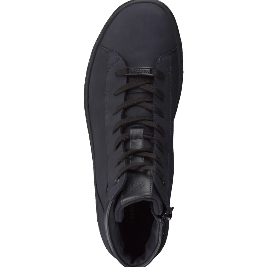 – High-Top Sneaker aus Nubukleder schwarz-Hartjes