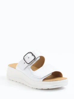 – Komfort-Pantolette aus Metallic-Leder-Hartjes Sale