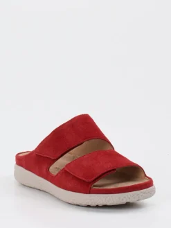 – Komfort-Pantolette aus Veloursleder-Hartjes