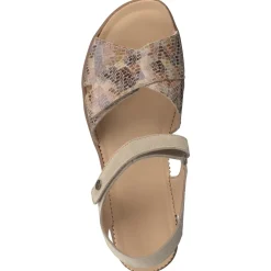 – Komfort-Sandalen aus Veloursleder grau-Hartjes New