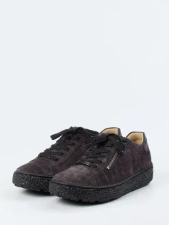 – Komfort-Sneaker aus Veloursleder anthrazit-Hartjes Online